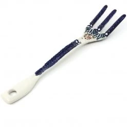 Janelle Imports Serving Fork 12" In Blue Jay
