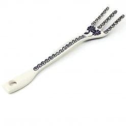 Janelle Imports Serving Fork 12" In Peacock