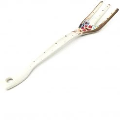 Janelle Imports Serving Fork 12" In Brown Edge