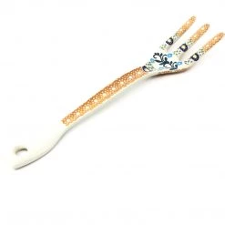 Janelle Imports Serving Fork 12" In Blue Orange