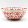 Janelle Imports Round Bowl 64 Oz In Antique Red