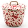 Janelle Imports Teabags Container 16 Oz In Antique Red