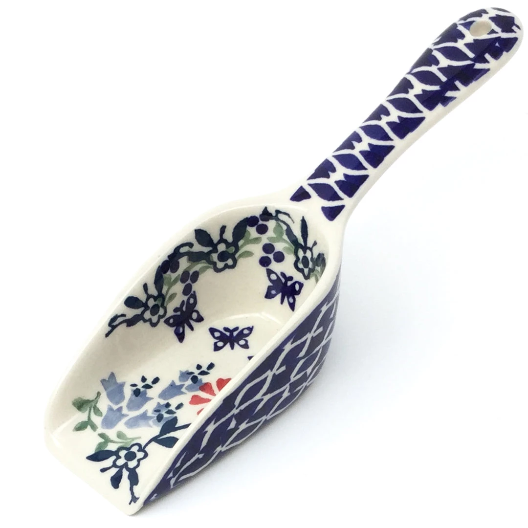 Janelle Imports Flour Scoop In Wavy Flowers 3 Janelle Imports Flour Scoop In Wavy Flowers