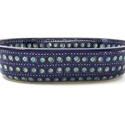 Janelle Imports Lg Oval Baker In Blue Moon