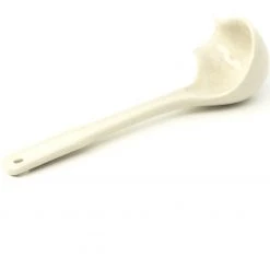 Janelle Imports Gravy Ladle In White On White