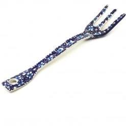 Janelle Imports Serving Fork 12" In All Blue Flowers