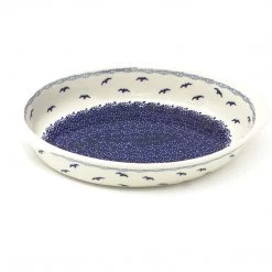 Janelle Imports Md Oval Baker W/Handles In Seagulls