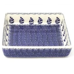 Janelle Imports Square Baker In Sail Regatta