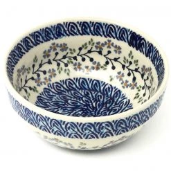 Janelle Imports Soup Bowl 24 Oz In Blue Meadow