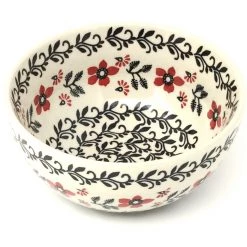 Janelle Imports Soup Bowl 24 Oz In Red & Black