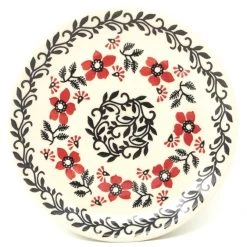 Janelle Imports Bread & Butter Plate In Red & Black