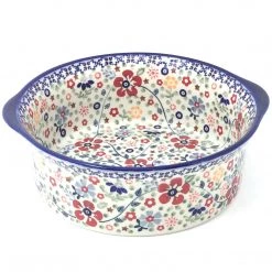 Janelle Imports Deep Round Baker In Summer Arrangement