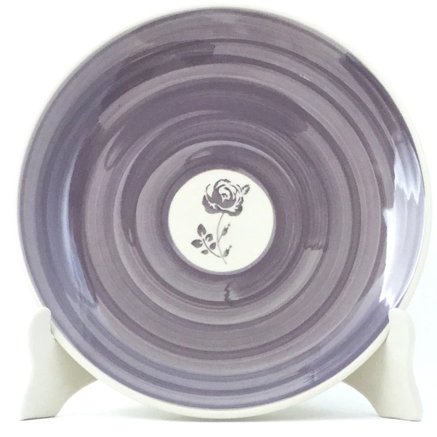 Janelle Imports Luncheon Plate In Gray Rose 3 Janelle Imports Luncheon Plate In Gray Rose