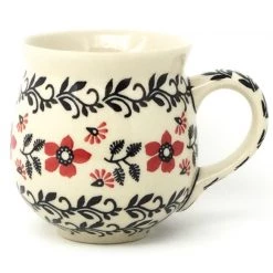 Janelle Imports Lady's Cup 10.5 Oz In Red & Black