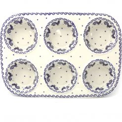 Janelle Imports Muffin Baker In Blue Roosters