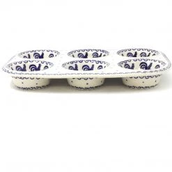 Janelle Imports Muffin Baker In Blue Roosters