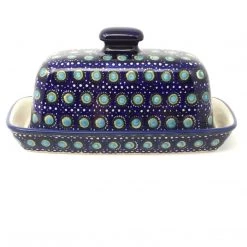 Janelle Imports Butter Dish In Blue Moon