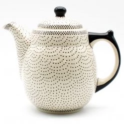 Janelle Imports Tall Teapot 2 Qt In Black Elegance