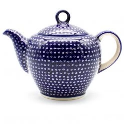 Janelle Imports Victorian Teapot 1.75 Qt In Blue Elegance