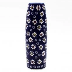 Janelle Imports Simple Vase In Flowers On Blue
