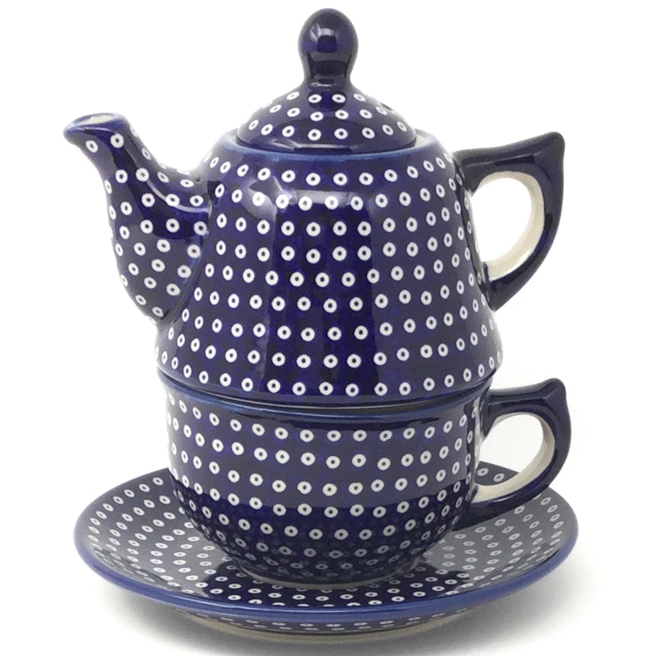 Janelle Imports Teapot W/Cup & Saucer In Blue Elegance 3 Janelle Imports Teapot W/Cup & Saucer In Blue Elegance