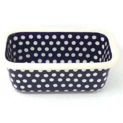 Janelle Imports Bread Baker In White Polka-Dot