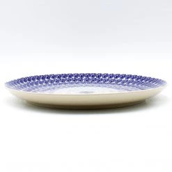 Janelle Imports Round Platter 12.5" In Perennial Bulbs
