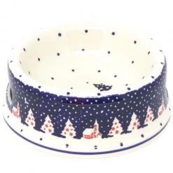 Janelle Imports Sm Dog Or Cat Bowl In Winter Village