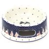 Janelle Imports Sm Dog Or Cat Bowl In Winter Village