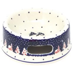 Janelle Imports Sm Dog Or Cat Bowl In Winter Village