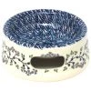 Janelle Imports Sm Dog Or Cat Bowl In Blue Meadow 1 Janelle Imports Sm Dog Or Cat Bowl In Blue Meadow