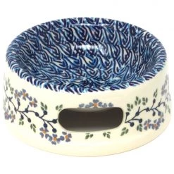 Janelle Imports Sm Dog Or Cat Bowl In Blue Meadow