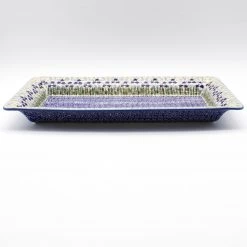 Janelle Imports Lg Rect. Server W/Lip In Alpine Blue