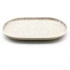Janelle Imports Tiny Oval Platter In Black Elegance