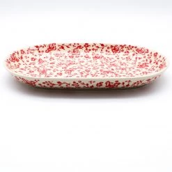 Janelle Imports Md Oval Platter In Antique Red