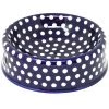 Janelle Imports Md Dog Bowl In White Polka-Dot