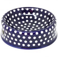 Janelle Imports Md Dog Bowl In White Polka-Dot