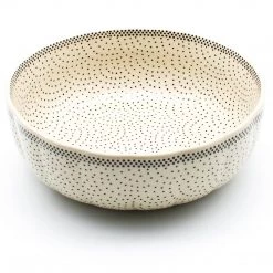 Janelle Imports Family Shallow Bowl In Black Elegance