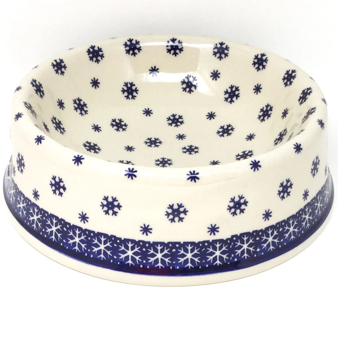 Janelle Imports Lg Dog Bowl In Snowflake 4 Janelle Imports Lg Dog Bowl In Snowflake
