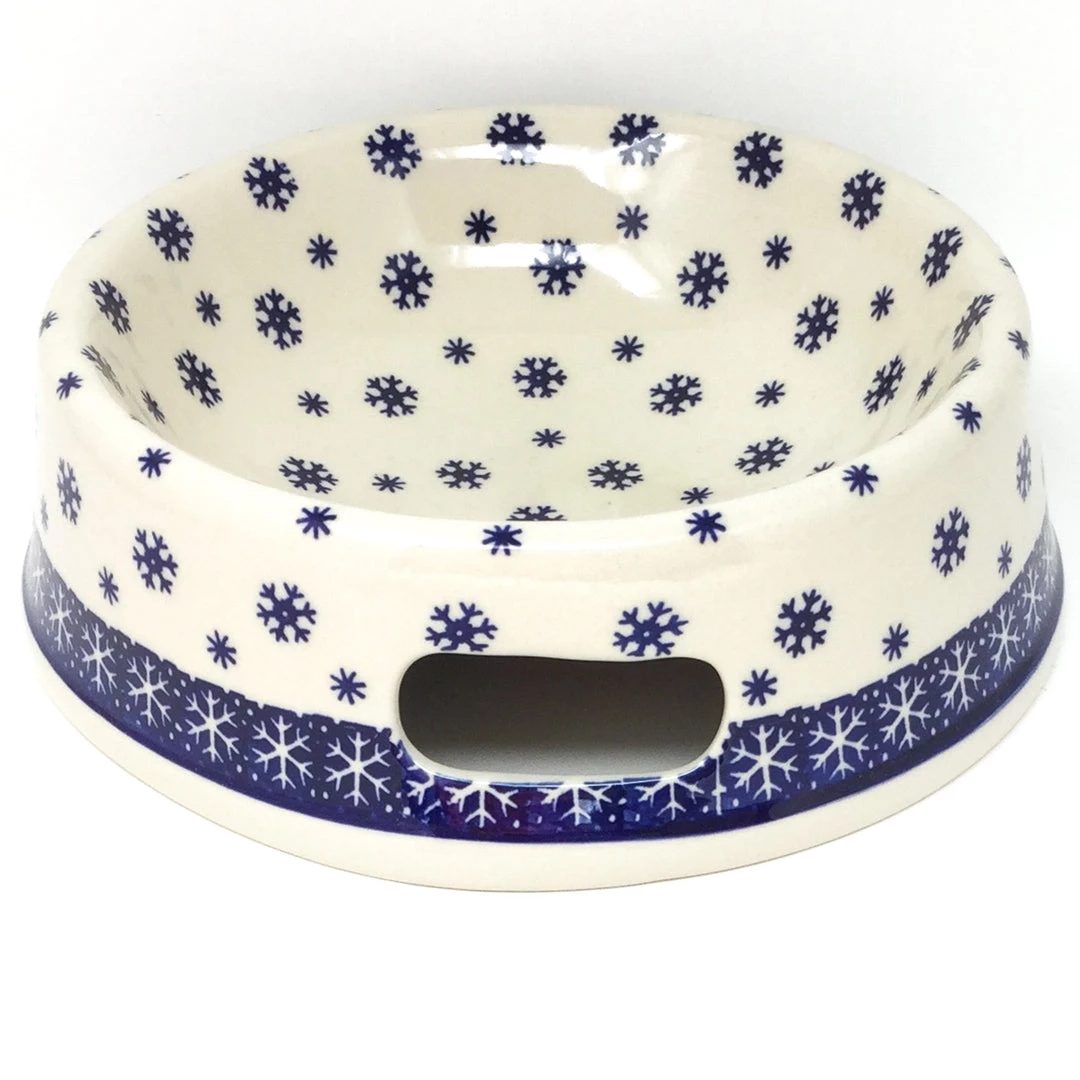 Janelle Imports Lg Dog Bowl In Snowflake 3 Janelle Imports Lg Dog Bowl In Snowflake