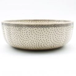 Janelle Imports Family Shallow Bowl In Black Elegance