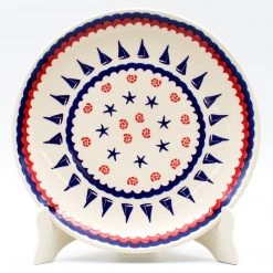 Janelle Imports Dinner Plate 10" In Blue Sail
