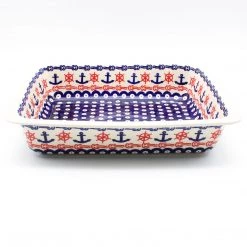 Janelle Imports Deep Rect. Baker In Red Helm