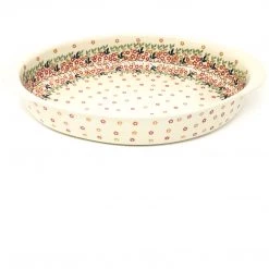 Janelle Imports Lg Oval Baker W/Handles In Tiny Flowers