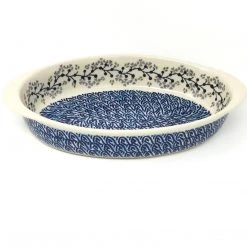 Janelle Imports Sm Oval Baker W/Handles In Blue Meadow