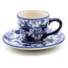 Janelle Imports Espresso Cup W/Saucer 2 Oz In Blue Butterfly