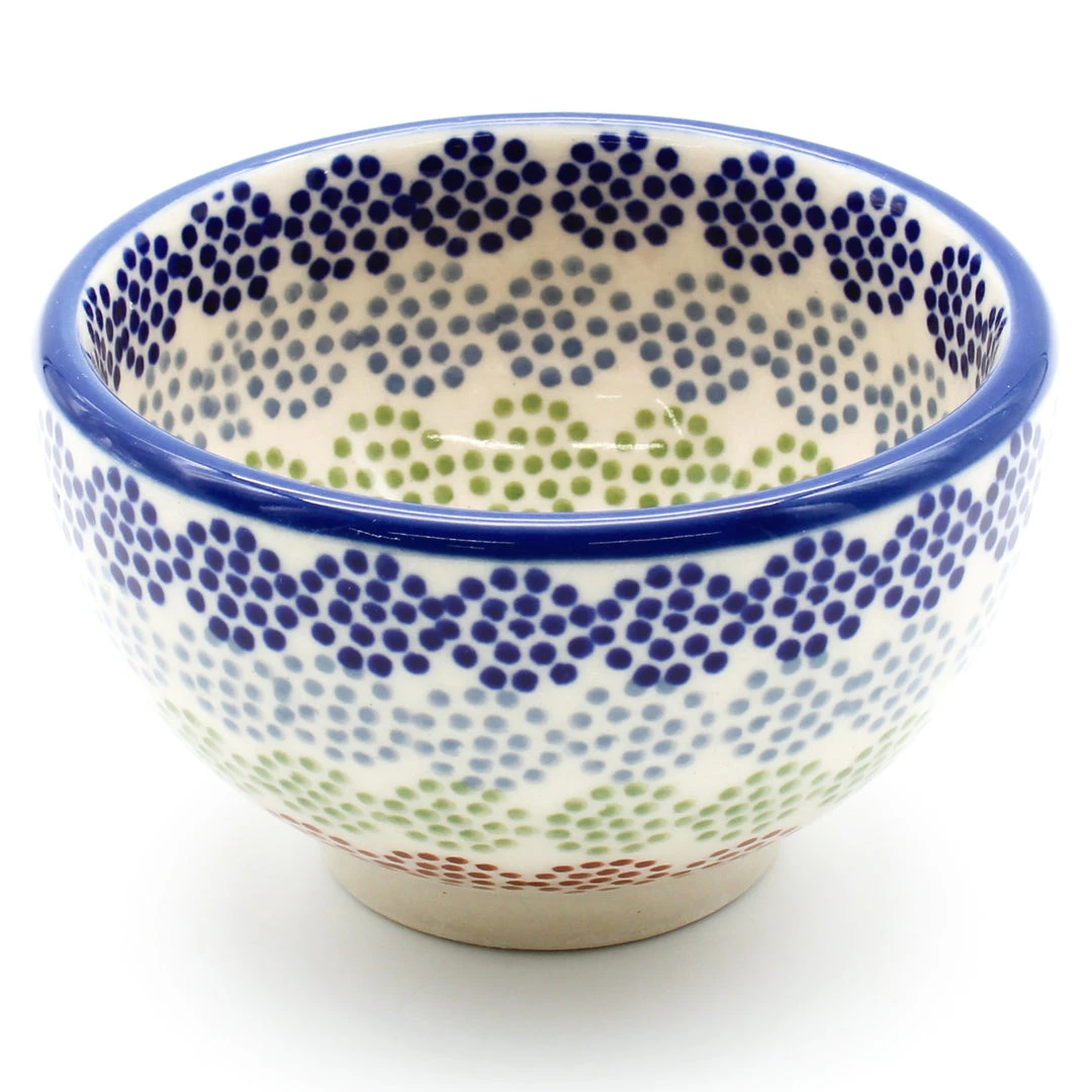Janelle Imports Deep Soy Bowl In Modern Dots 3 Janelle Imports Deep Soy Bowl In Modern Dots