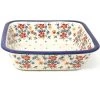Janelle Imports Deep Square Baker In Delicate Flowers