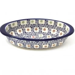 Janelle Imports Au Gratin Baker In Modern Checkers