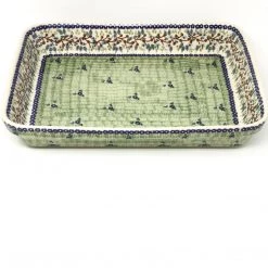 Janelle Imports Lg Rectangular Baker In Spring Garden